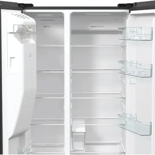 Холодильник Gorenje SBS 179х70х92 см 2 двери 376(190) л А++ NF+ Инв. диспенсер генератор льда Внешний диспл черный - фото 10