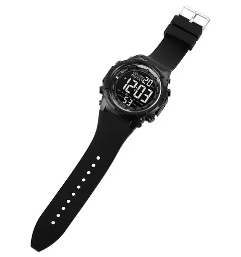 Чоловічий наручний годинник Skmei 1845 (Чорний) - фото 9