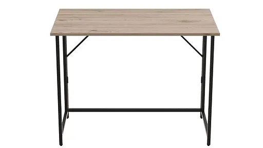 Стіл розкладний Моріс Ferrum-decor 750x1000x600 Чорний метал ДСП Дуб Сан-Марино 16 мм (FRD-104670) - фото 2