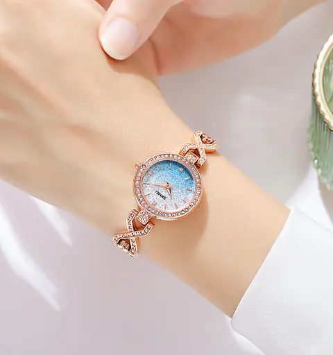 Наручний годинник жіночий 2001BU Blue Skmei acs0030414 - фото 6