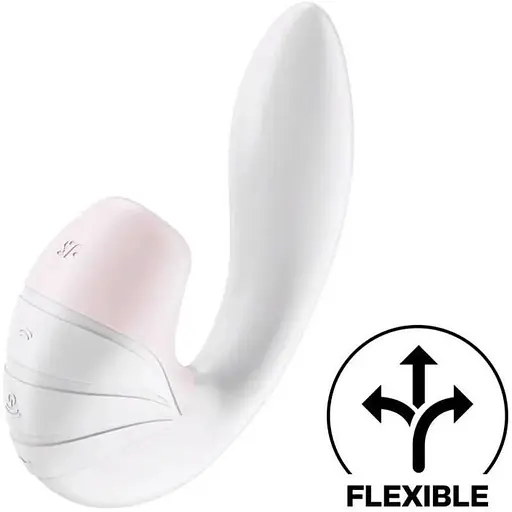 Вакуумный вибратор Satisfyer Supernova 2 положения ствола Белый - фото 2