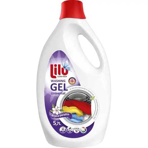 Гель для стирки Lilu Washing gel Universal с ароматом Aroma paradise 5,7 л