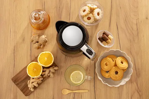 Gorenje Электрочайник 1.7л, Strix-контроль, черный матовый - фото 9