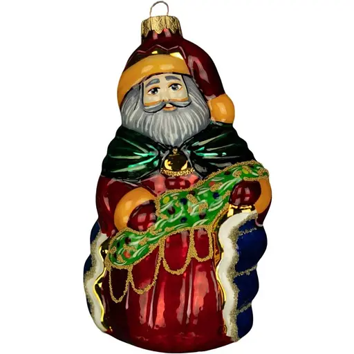 Ялинкова прикраса Різдвяні історії Святий Миколай скло (4820001045178)