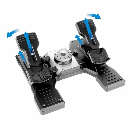 Педали Logitech G Saitek Pro Flight Rudder Pedals PC (945-000005) - фото 4