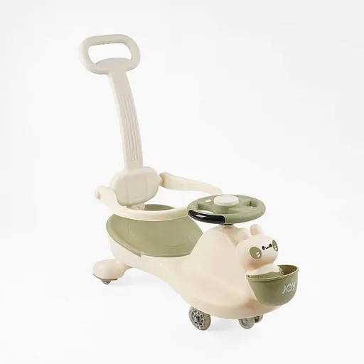 Каталка-толокар JOY, колеса PU со светом, музыка и свет, защитный бампер, родительская ручка, LD-396-58