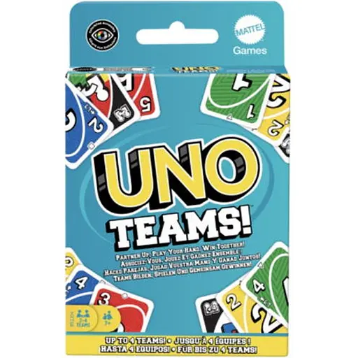 Настольная игра Mattel Уно Команды (UNO Teams) (НХТ58) - фото 1