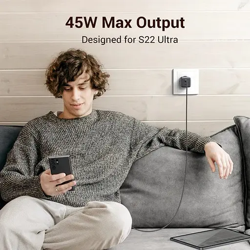 Блок живлення зарядний пристрій Ugreen CD294 Nexode 45 W Charger сірий (90573) - фото 5