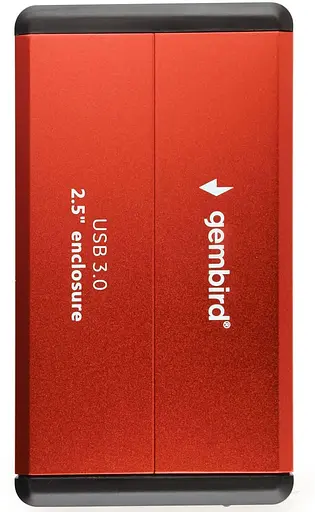 Зовнішня кишеня Gembird EE2-U3S-2-R для 2.5 SATA дисків, USB 3.0 (EE2-U3S-2-R) - фото 1