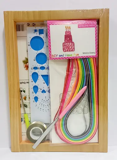 Набор для квиллинга С 37116 16 цветов, с инструментами, в коробке (6900067371164) Бежевый - фото 1