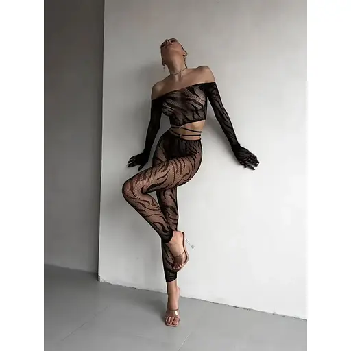 Бодістокінг, Боді сітка, Комбінезон Еротична білизна - фото 3