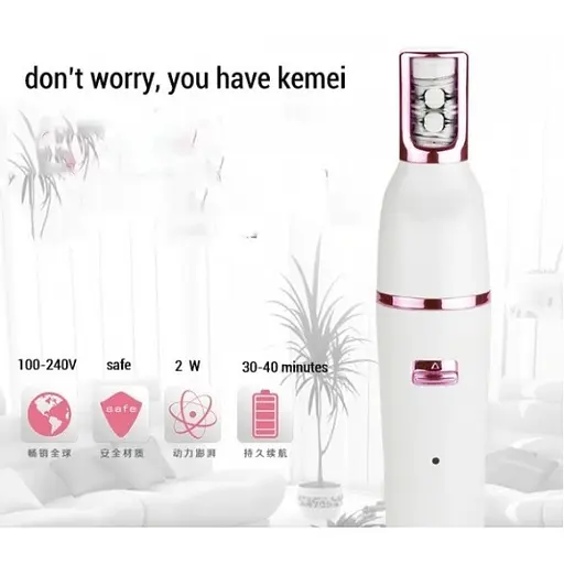 Жіночий епілятор Kemei KM-2189 для обличчя, ніг та зони бікіні - фото 5