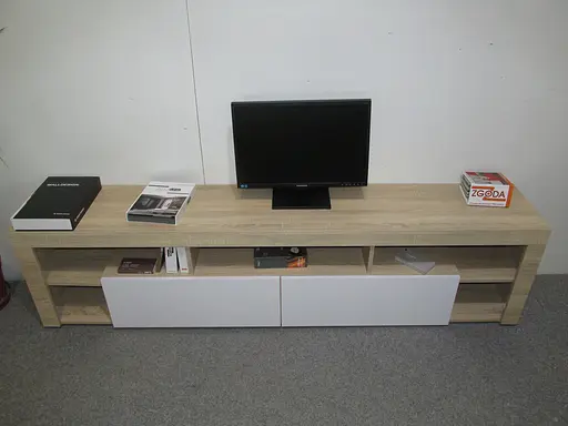 Тумба под телевизор с 5 полками М-ЗОН Джеко 200 Нимфея Альба (MZN-031037) - фото 6