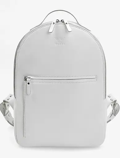 Кожаный рюкзак Groove M белый - фото 1