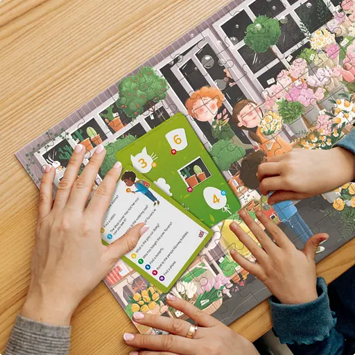 Дитячий пазл Шукай та знаходь "Квітуча весна" DoDo Toys 300664, 80 елементів - фото 6