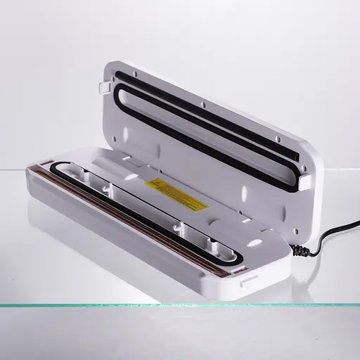 Вакууматор побутовий Yiwu для сухих та вологих продуктів 400 Вт вакуумний пакувальник 4 режими роботи + 10 пакетів Білий HP-11-17W - фото 10