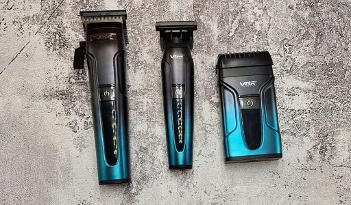 Набір для стрижки 3 в 1 VGR V-694 (Машинка + Тример + Шейвер). - фото 2