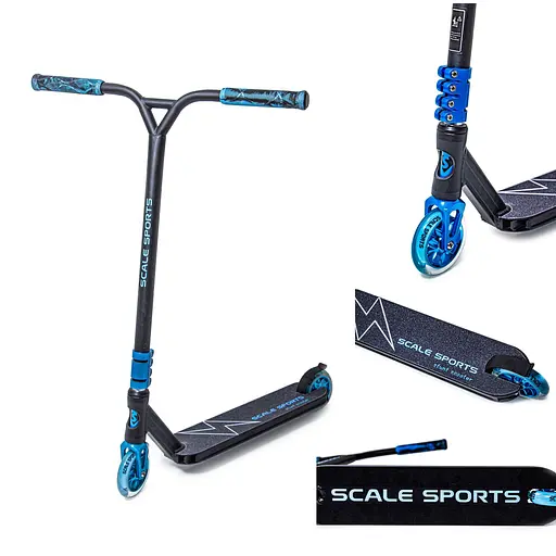 Самокат трюковий Scale Sports 85х49х11 см Синій 000248267 - фото 2