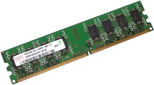 Модуль памяти DDR2 2GB 800MHz Hynix (HYMP125U64CP8-S6) - фото 1