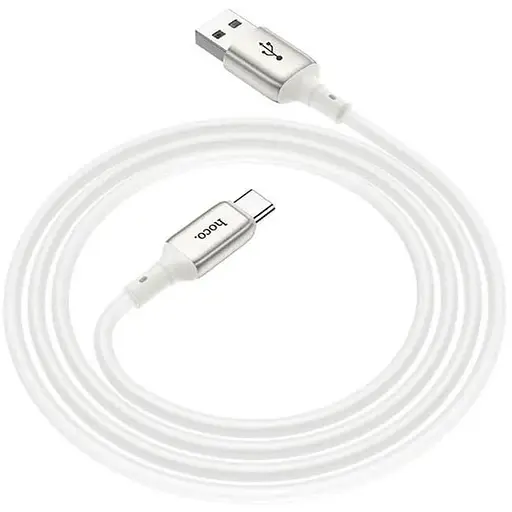 Кабель TPE с металлическими штекерами HOCO X66 Howdy USB - Type-C 1 метр