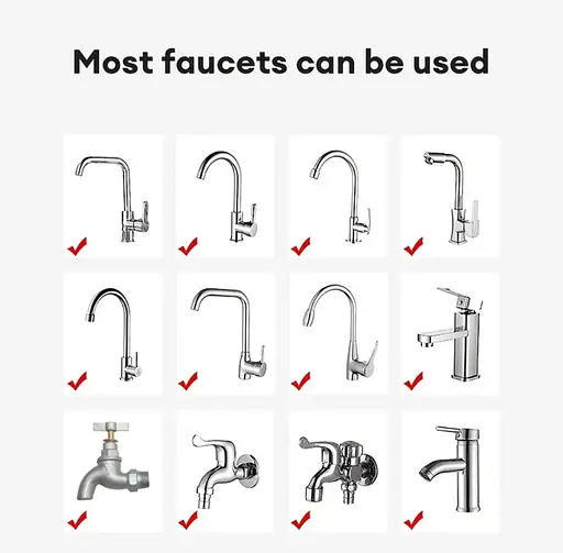 Водоощадна насадка на кран із фільтром-очисником, аератор, барботер - фото 6