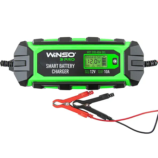 Зарядний пристрій АКБ Winso Pro 12V, 10A LCD(139520) - фото 1