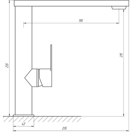Смеситель для кухни TOPAZ SARDINIA TS 8822-H18 - фото 4