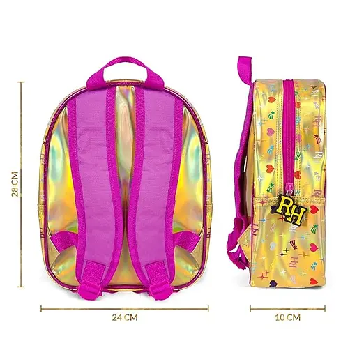 Детский рюкзак Perletti Kids Rainbow High Mini золотистый (P13282) - фото 4