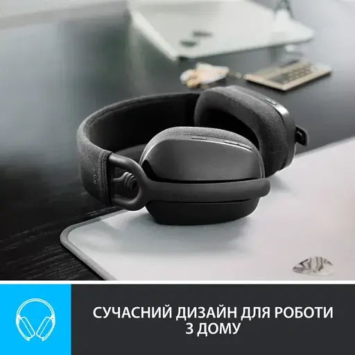Гарнітура Logitech Zone Vibe 100 Graphite (981-001213) (6823485) - фото 4