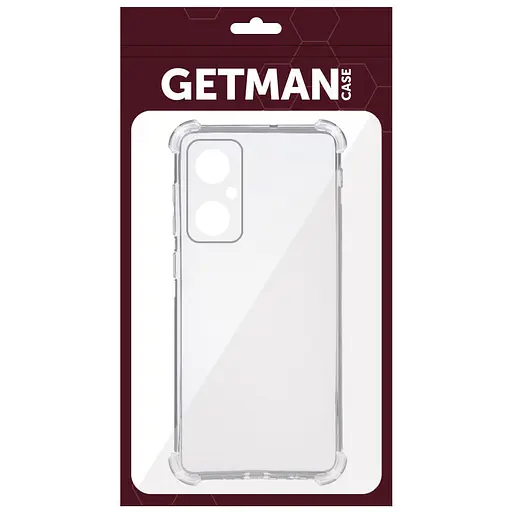 TPU чехол Getman Ease logo усиленные углы Full Camera для Xiaomi Redmi Note 11R Бесцветный прозрачный - фото 2