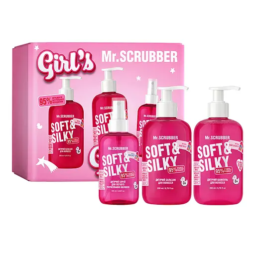 Детский подарочный набор Mr.Scrubber Soft & Silky Girl’s Gift Set