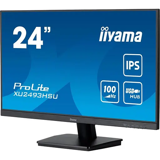 Монітор 23.8" Iiyama XU2493HSU-B7 FHD IPS 100Hz (XU2493HSU-B7) - фото 2