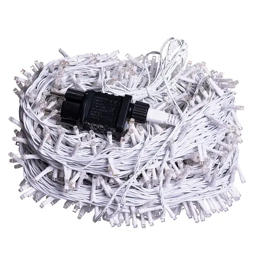 Новорічна гірлянда Різдвяна фея вулична GarlandoPro 100 м 1000 LED гірлянда на вулицю 8 режимів роботи білий провід Синій CF1000L100MWBL - фото 5