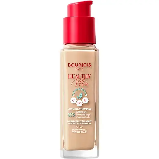 Тональна основа Bourjois Healthy Mix Clean & Vegan відтінок 51W (Light Vanilla) 30 мл - фото 2