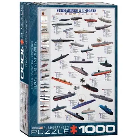 Пазл EuroGraphics Подводные лодки 1000 эл. (6000-0132)