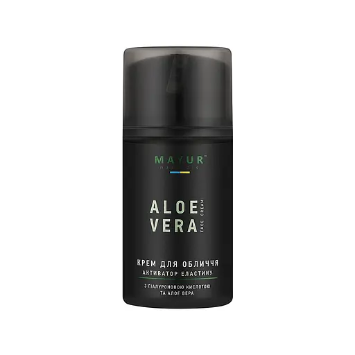 Крем для обличчя Mayur Активатор еластину З гіалуроновою кислотою та алое вера 50 мл (4820230954043)