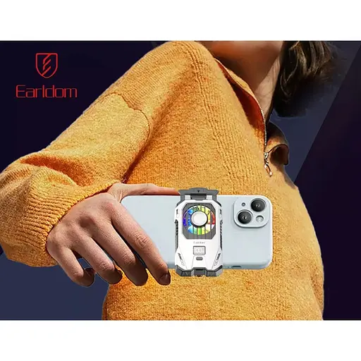 Кулер для смартфона Earldom ET-F15 White [135085] - фото 5