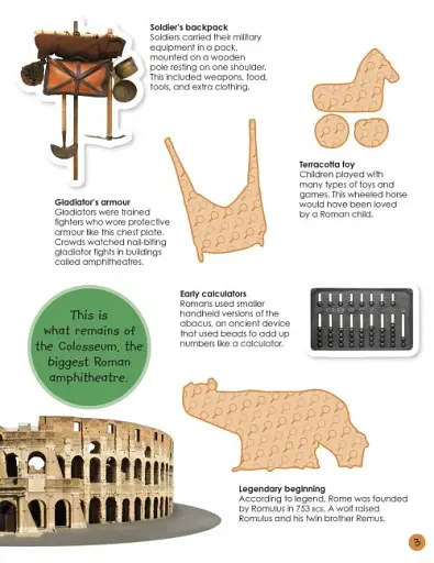 Ancient Rome Ultimate Sticker Book - фото 3