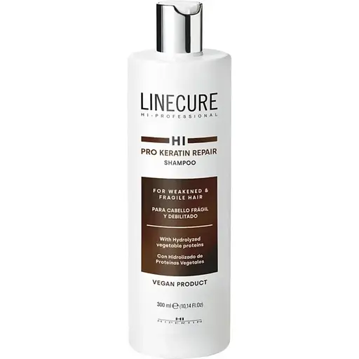 Шампунь Hipertin Linecure Vegan Pro Keratin Repair восстанавливающий 300 мл