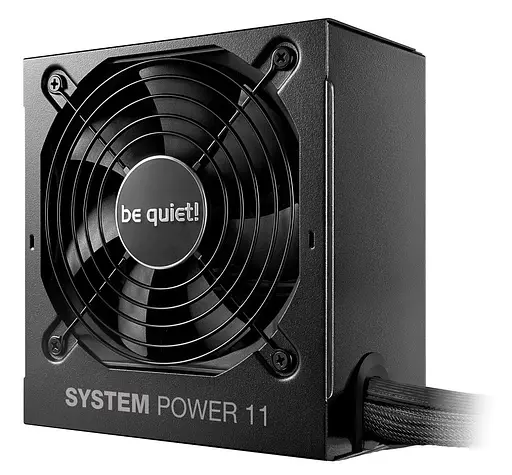 Блок живлення 650 Вт, be quiet! System Power 11, чорний, 80+ Bronze, Active PFC, 12 см, 1xMolex/5xSATA/1x16-pin/2x6+2-pin - фото 1