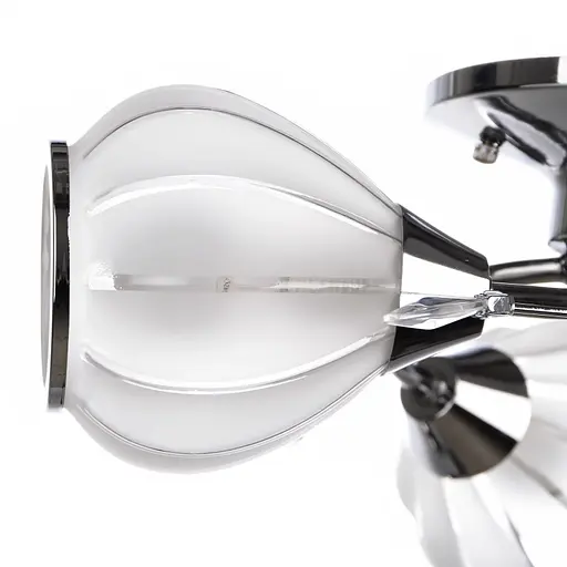 Люстра потолочная Brille классическая E14 40W CH (LK-239C/3) - фото 4