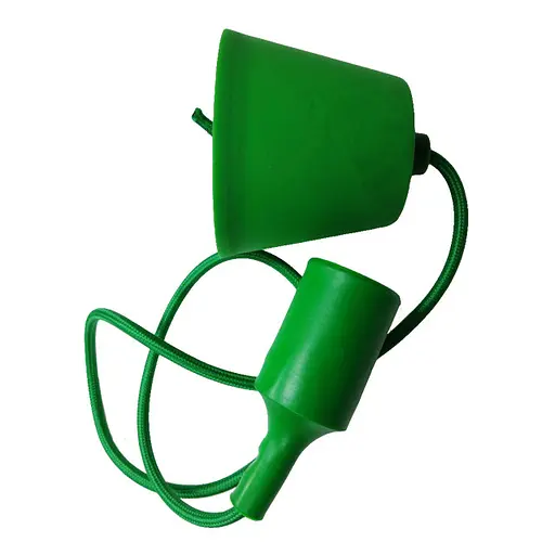 Светильник силиконовый ART-LOFT E27 зеленый LUMANO - фото 1