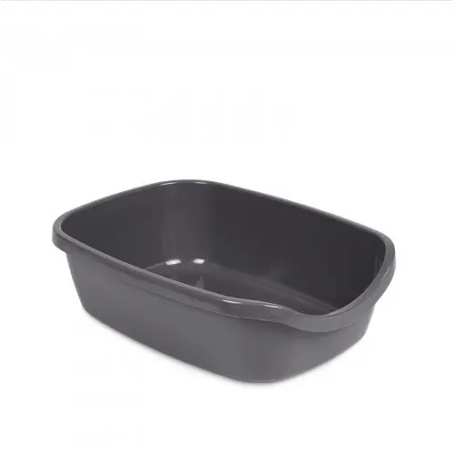 Туалет Природа Comfort M для кошек 41х30х13.5 см (серый) - фото 4