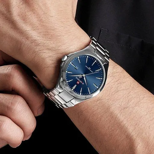 Часы мужские наручные Naviforce Spartan (Серебристый) - фото 5