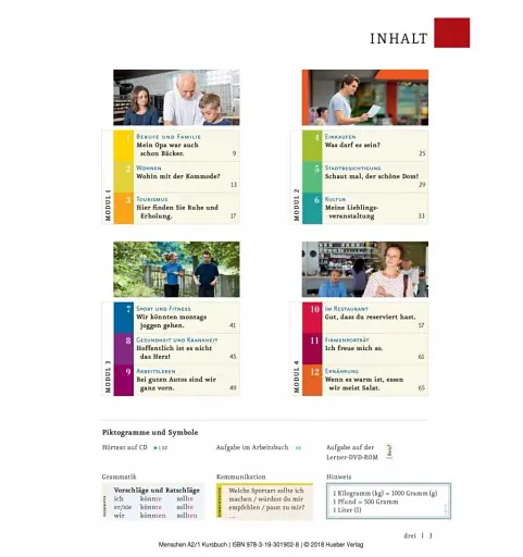 Menschen A2,1. Kursbuch mit DVD-ROM - фото 3