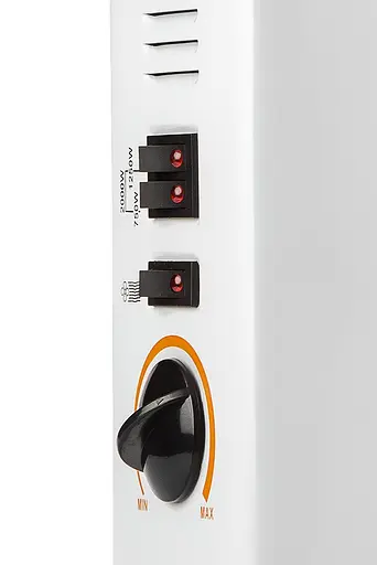 Конвектор Neo Tools 25м2, 2000Вт, мех. упр-ння, з терморегулятором, відкритий нагрів. елемент, білий - фото 2