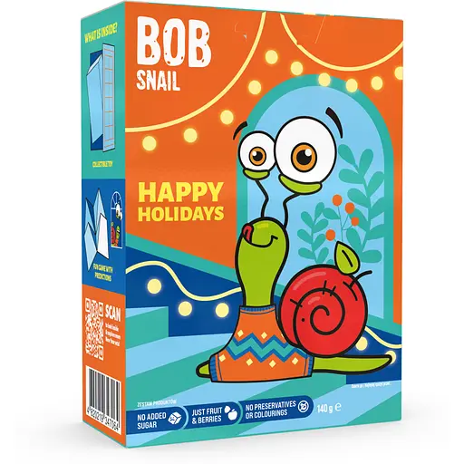 Набор Bob Snail Рождественский бокс с игрушкой и наклейками 140 г