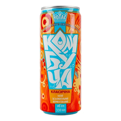 Напій Royal Fruit Комбуча Класична безалкогольний ферментовани 330 мл - фото 5