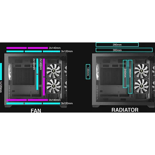 Корпус GAMDIAS AURA GC10M V2 ARGB (4711514503159) без блока питания - фото 10