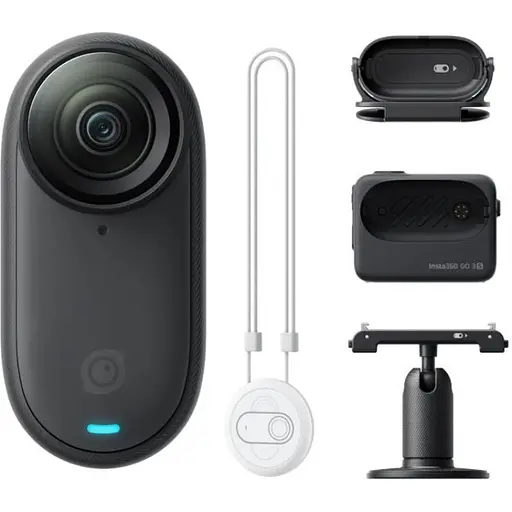 Екшн-камера Insta360 GO 3S 4K Standard Bundle 128GB Black (CINSAATA_GO3S13) - фото 6